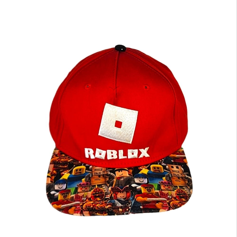 Hat Official Roblox Youth Red Snap Back  Adjustable Hat
